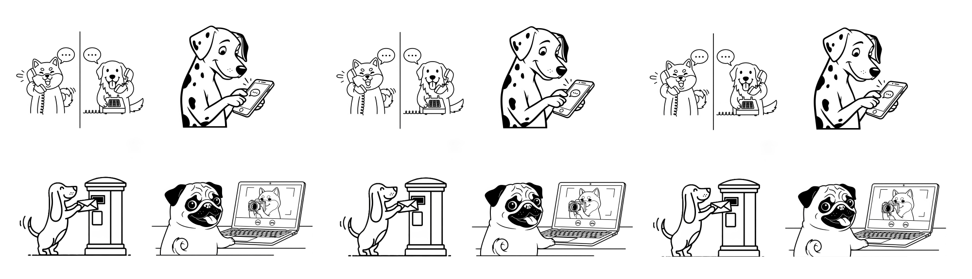 Abstract light patterns